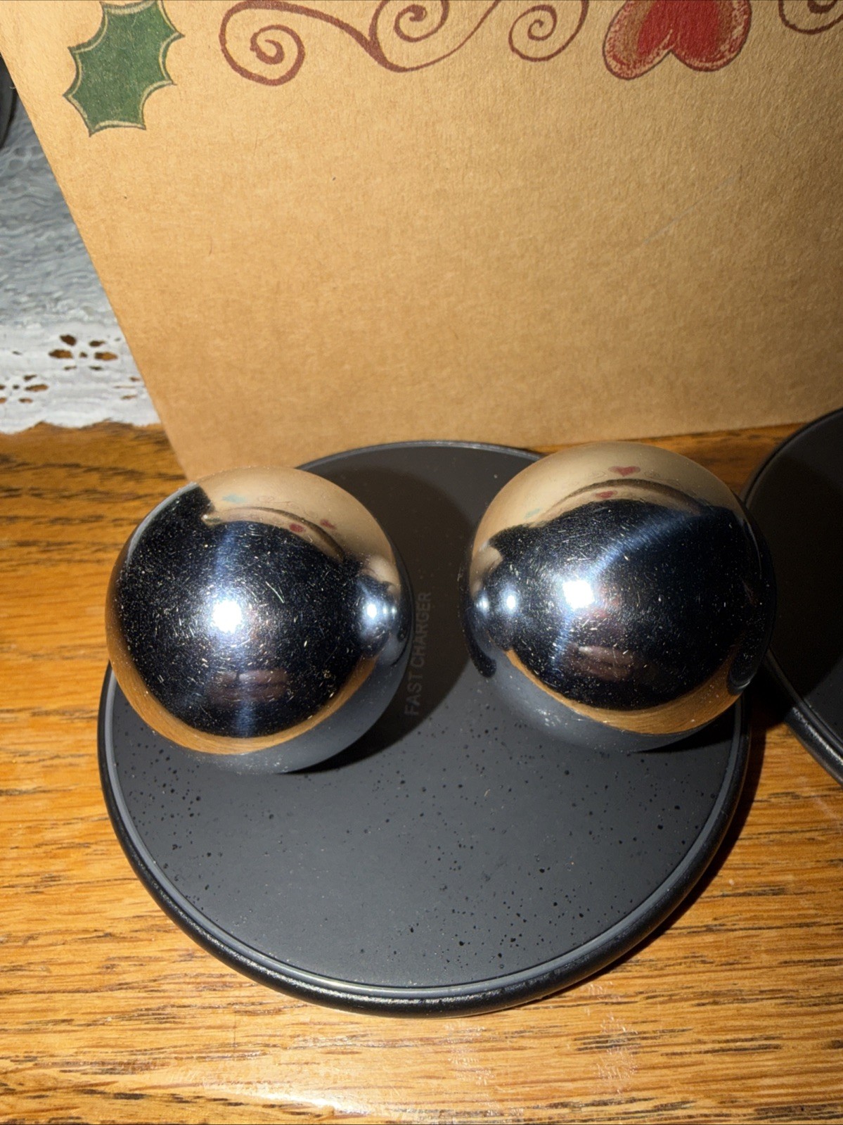 Shou Xing VTG Iron Ball Direction Chiming Meditation Balls