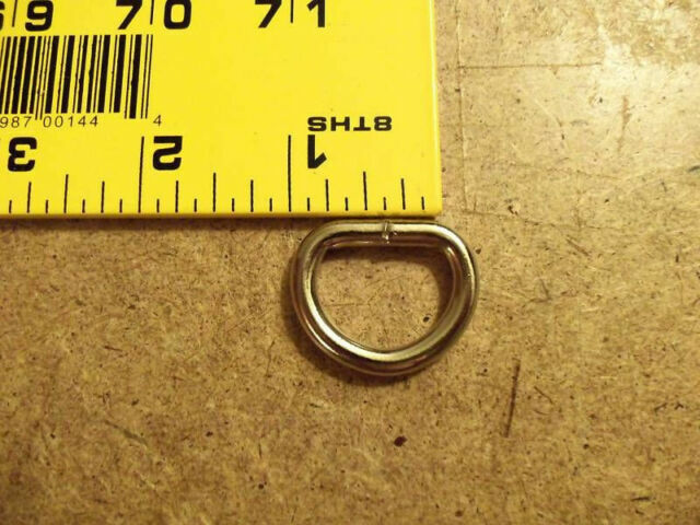 3/4″ Nickel Plated Steel Heavy Duty D Rings (Pack Of 50)