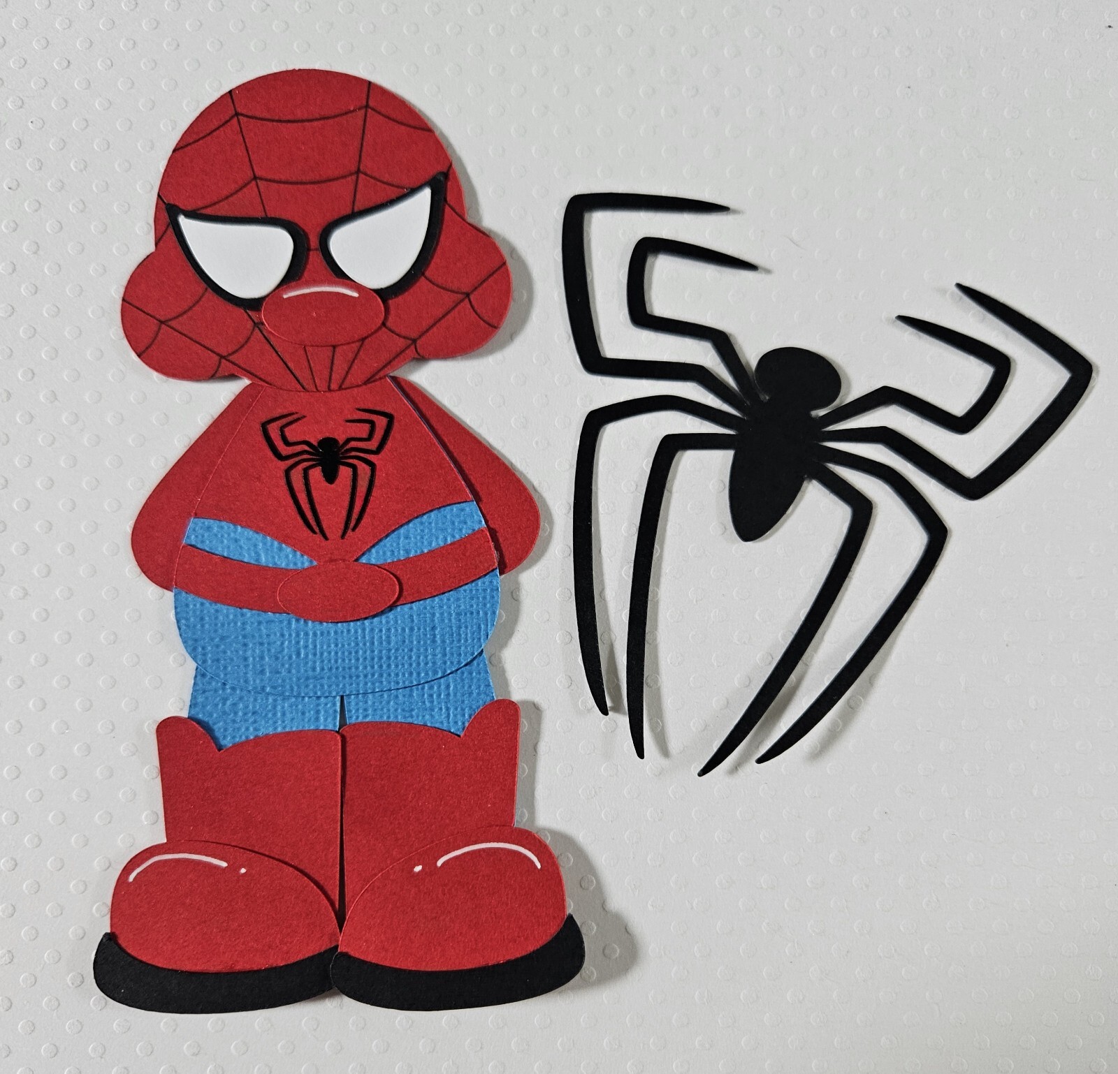 Spiderman Set. Scrapbook, Card making Paper Piecing
