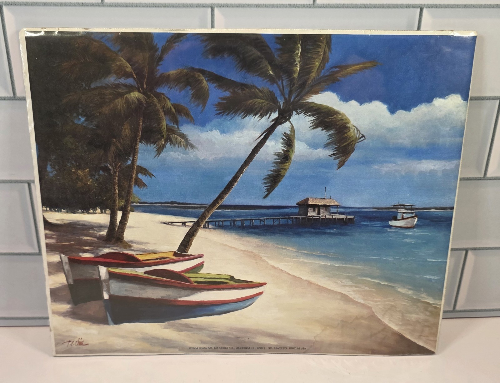 VTG Lot of 5 1999-2004 Unframed Waterscape SCAFA ART SEALED Lithographs NY, NY
