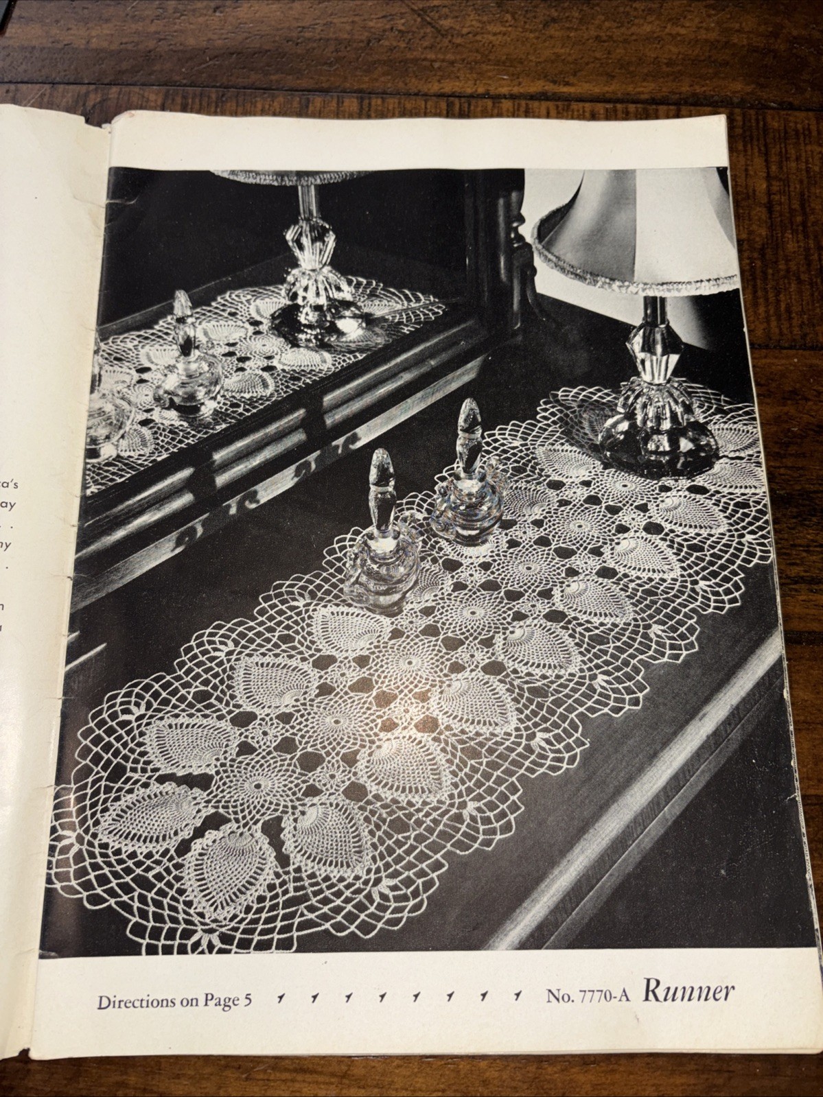 Lot of 3 Vtg Crochet Books Pineapple Pattern, Doilies, Runner, Vanity set, More