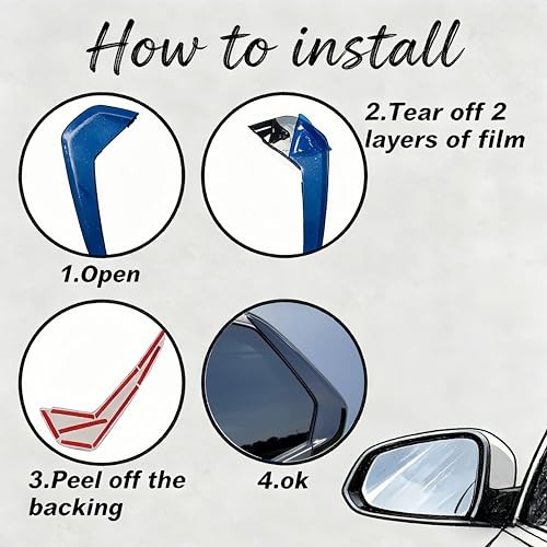 Rear Window Molding Cover Trim Glossy Black Fit for 2023 2024 2025 Mazda CX