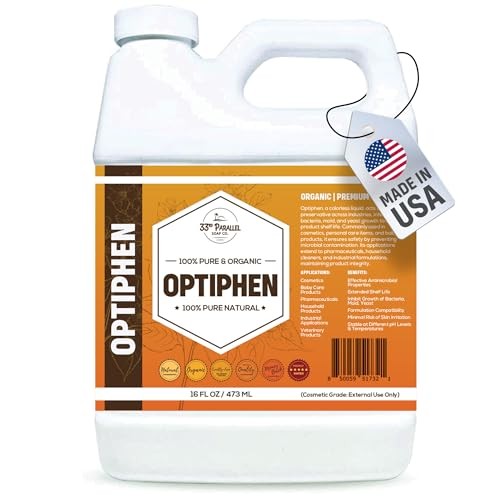 OPTIPHEN Natural Preservative (16oz) Paraben-Free | Keeps Fresh & Safe