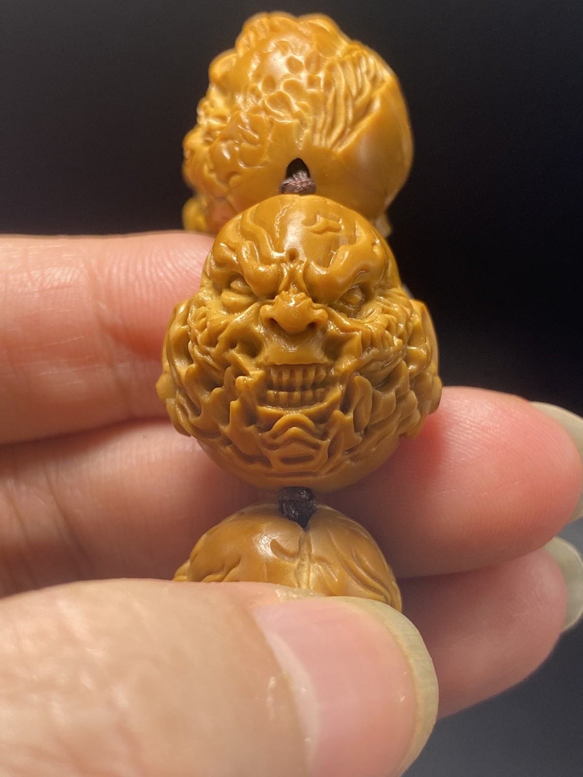 China Olive Dentoliva Fierce Monk (Evil Monk) “Face Death with Life” Bracelet