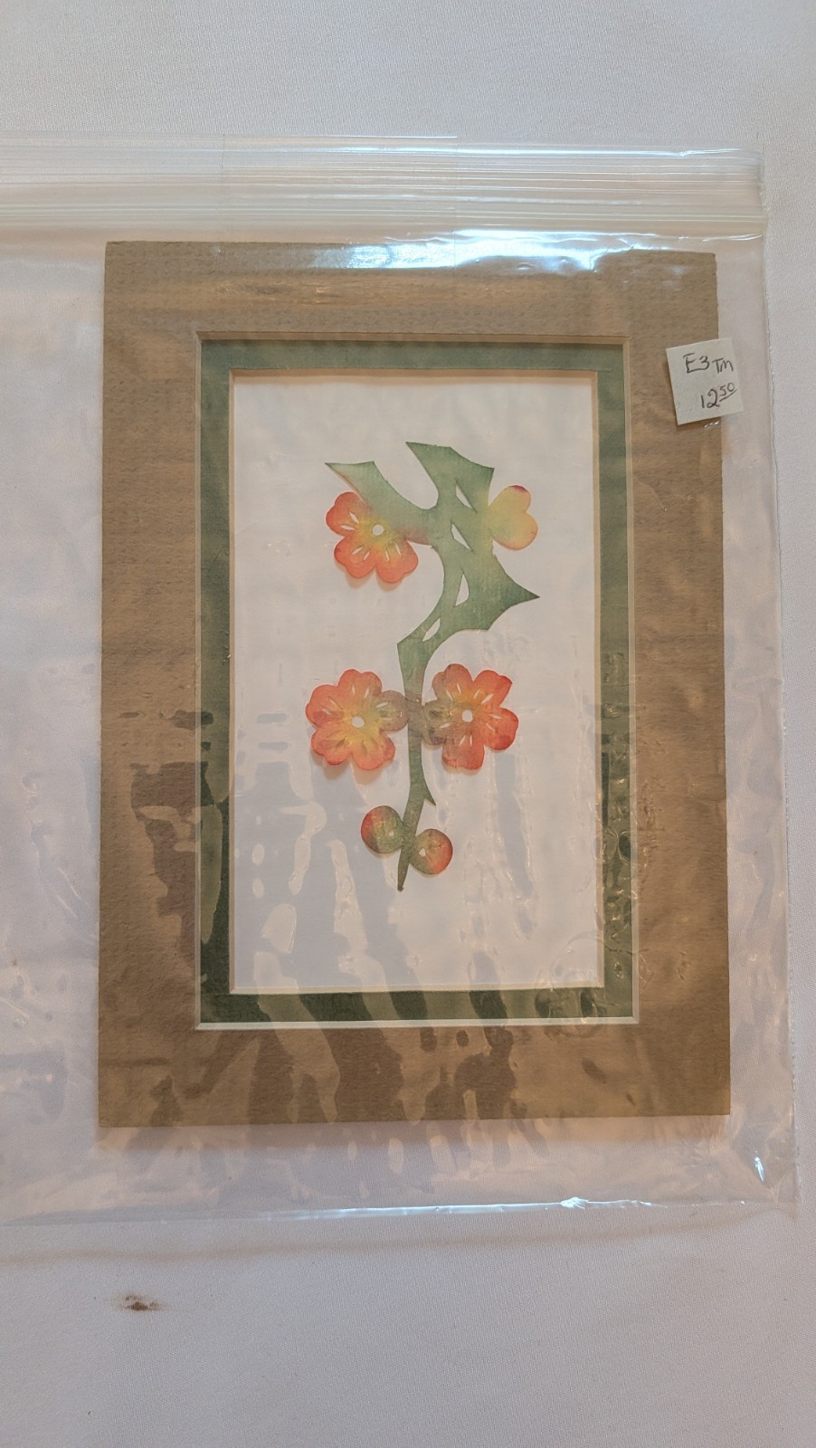Pu Fan Handmade Chinese Paper Cutting Art Plum Blossom Design