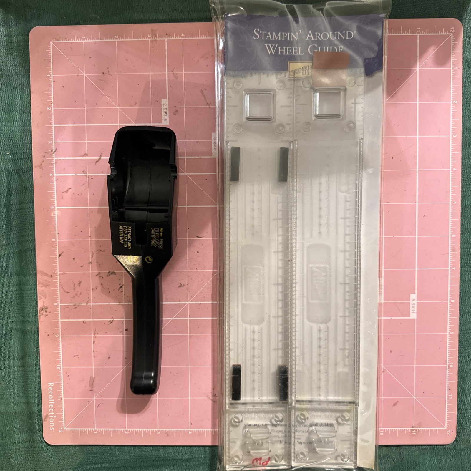 Stampin up-Stampin Around Wheel Stamps Set Of 16 with Storage Cases, and more