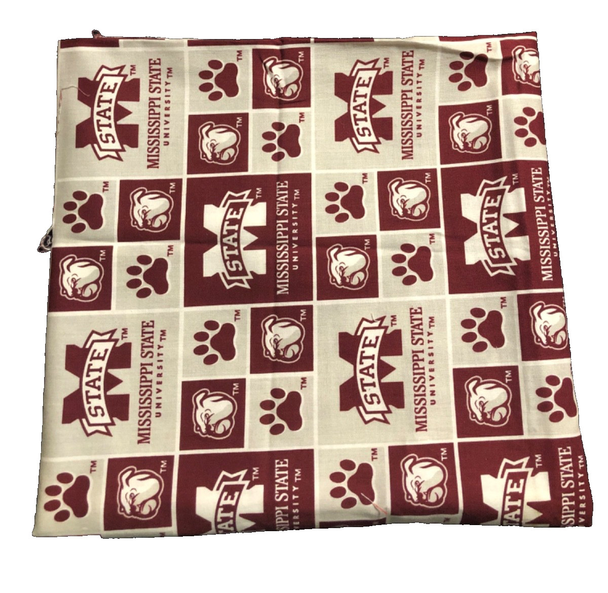 Fabric MISSISSIPPI STATE UNIVERSITY 43″ X 45” Pattern