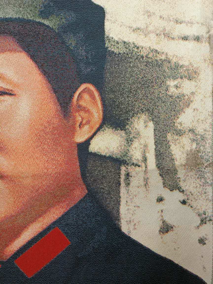 36″ Cloth Silk Chinese Great Leader Chairman Mao Mao Zedong Thangka Mural362