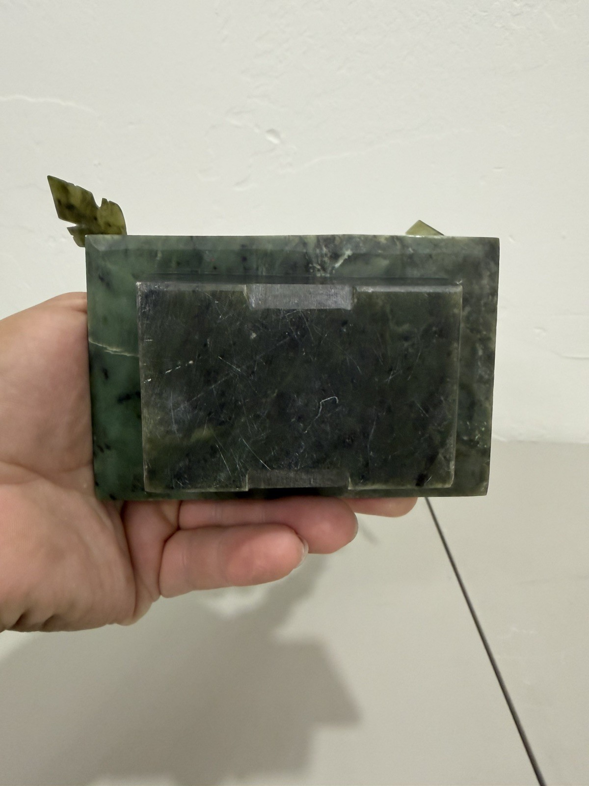 Vintage Chinese Bonsai Jade Gem Tree Stones 11x9in