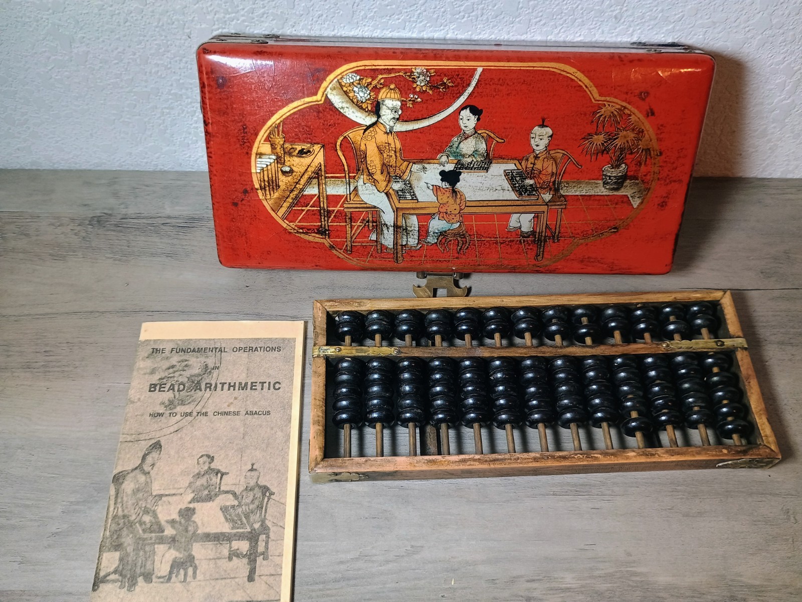 Vintage Chinese Abacus (1950s to 1970s) Unbranded w/Manual – SHIPS FREE!