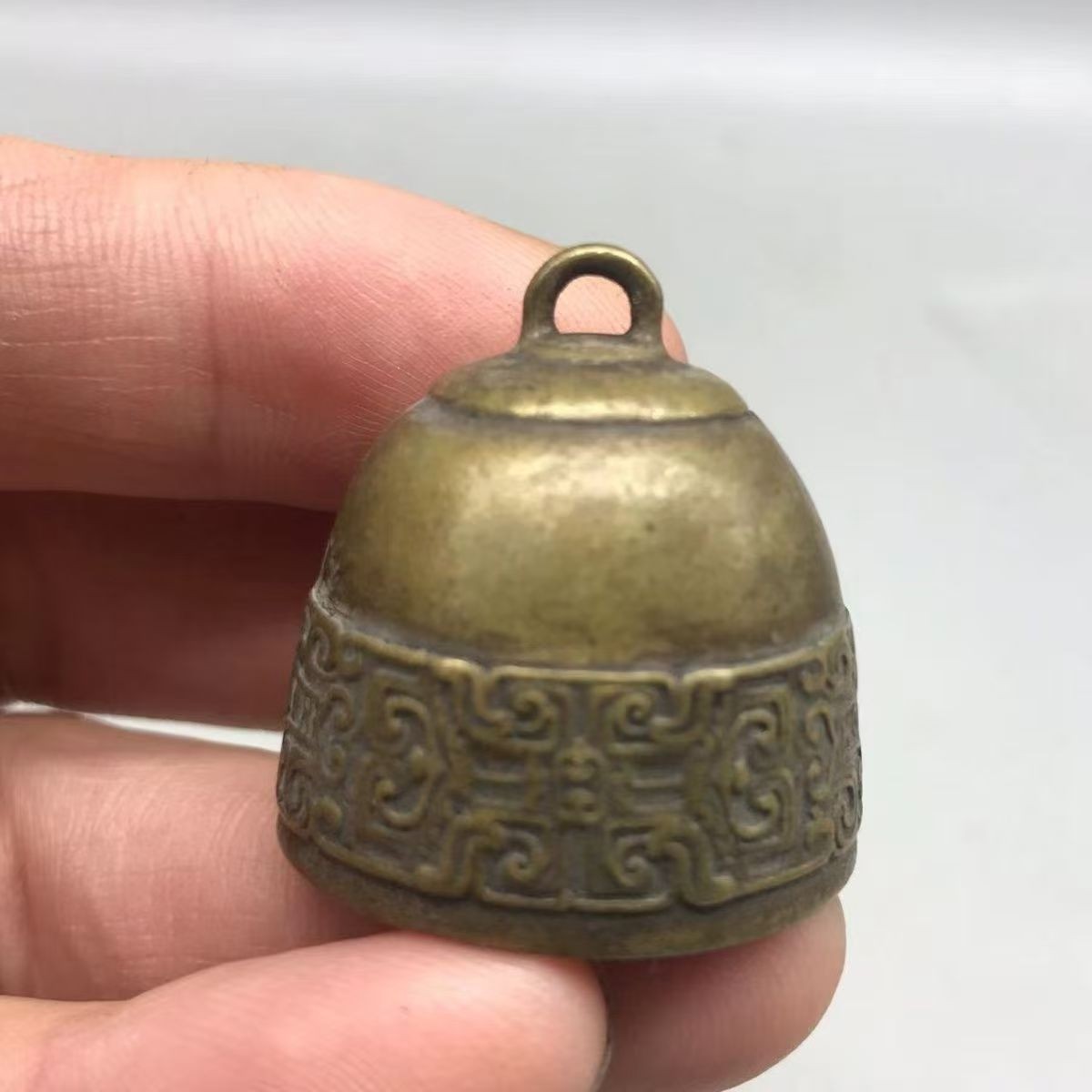 Vintage Chinese Copper Bell Pendant