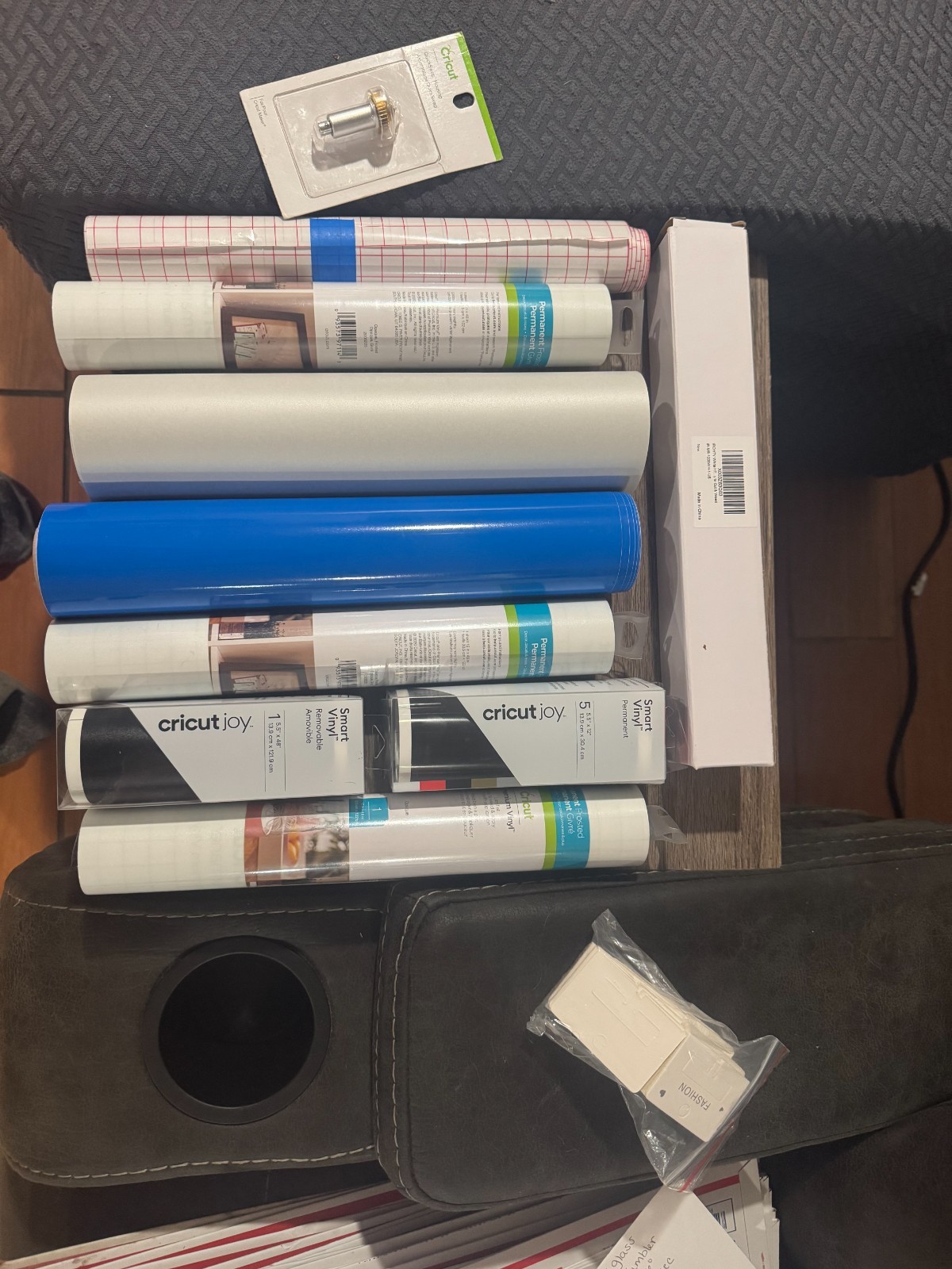 Varies Cricut vinyl and transfer papers