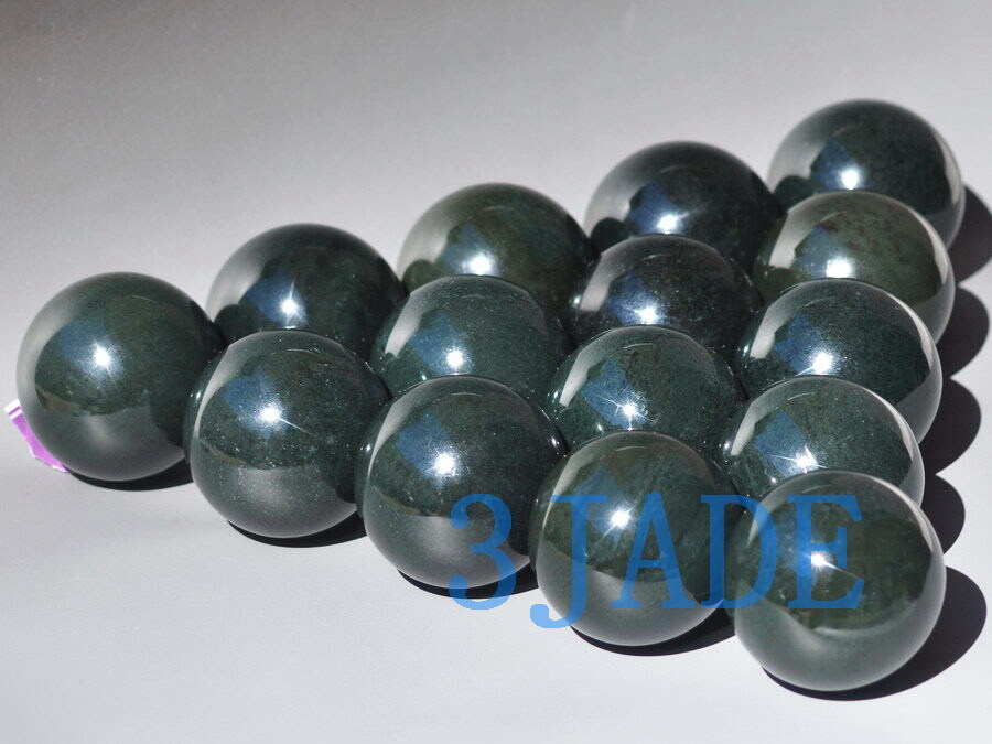 48mm Natural Nephrite Jade Ball / Sphere Crystal Healing