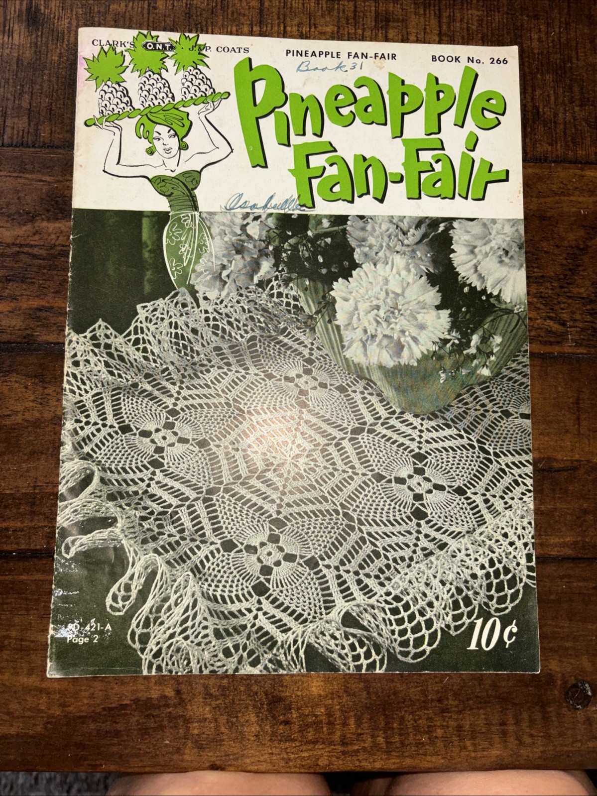 Lot of 3 Vtg Crochet Books Pineapple Pattern, Doilies, Runner, Vanity set, More