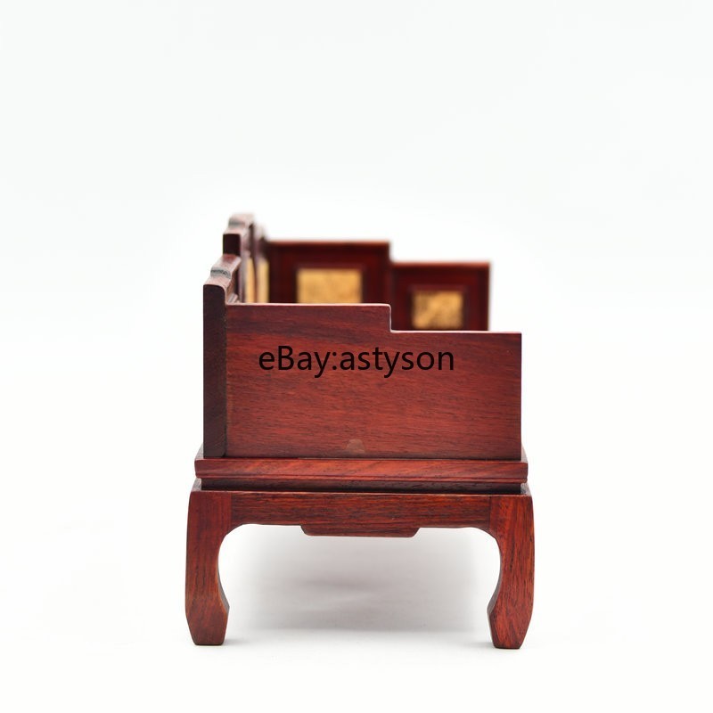 Chinese Style Antique Mini Furniture Model Doll House Decoration Bed