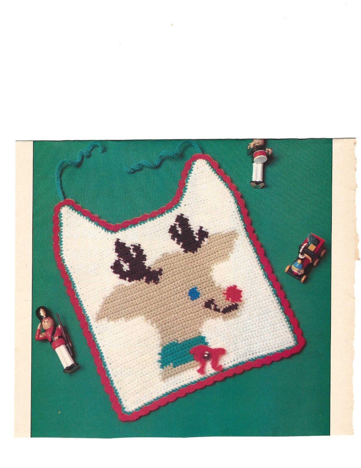 Rudolph Deer (#228-11) vintage crochet pattern