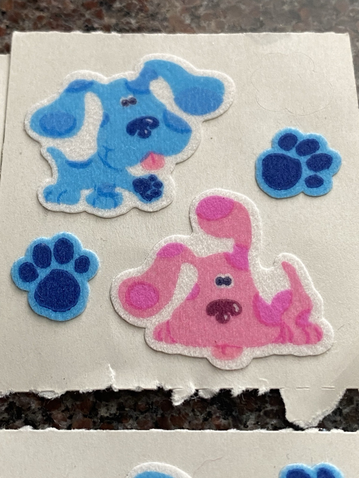 Big Lot of VTG Stickers Sandy Lion & Mrs Grossman – Fuzzy, Shimmery & Character