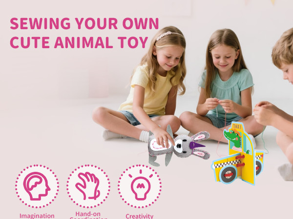 Avenir Little Hands Play Box Animal Town Kids Craft Activity Kit Creative Play