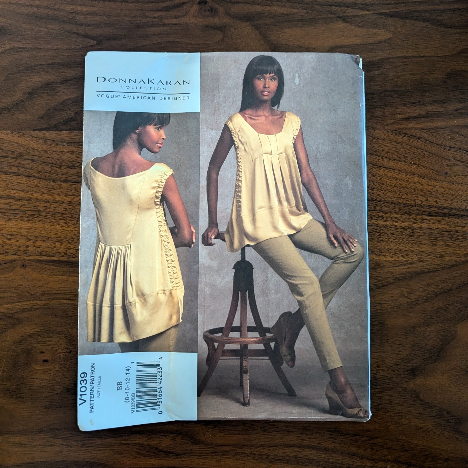 NEW Vogue V1039 Donna Karan Tunic and Pants Sewing Pattern Sz 8-14 UNCUT
