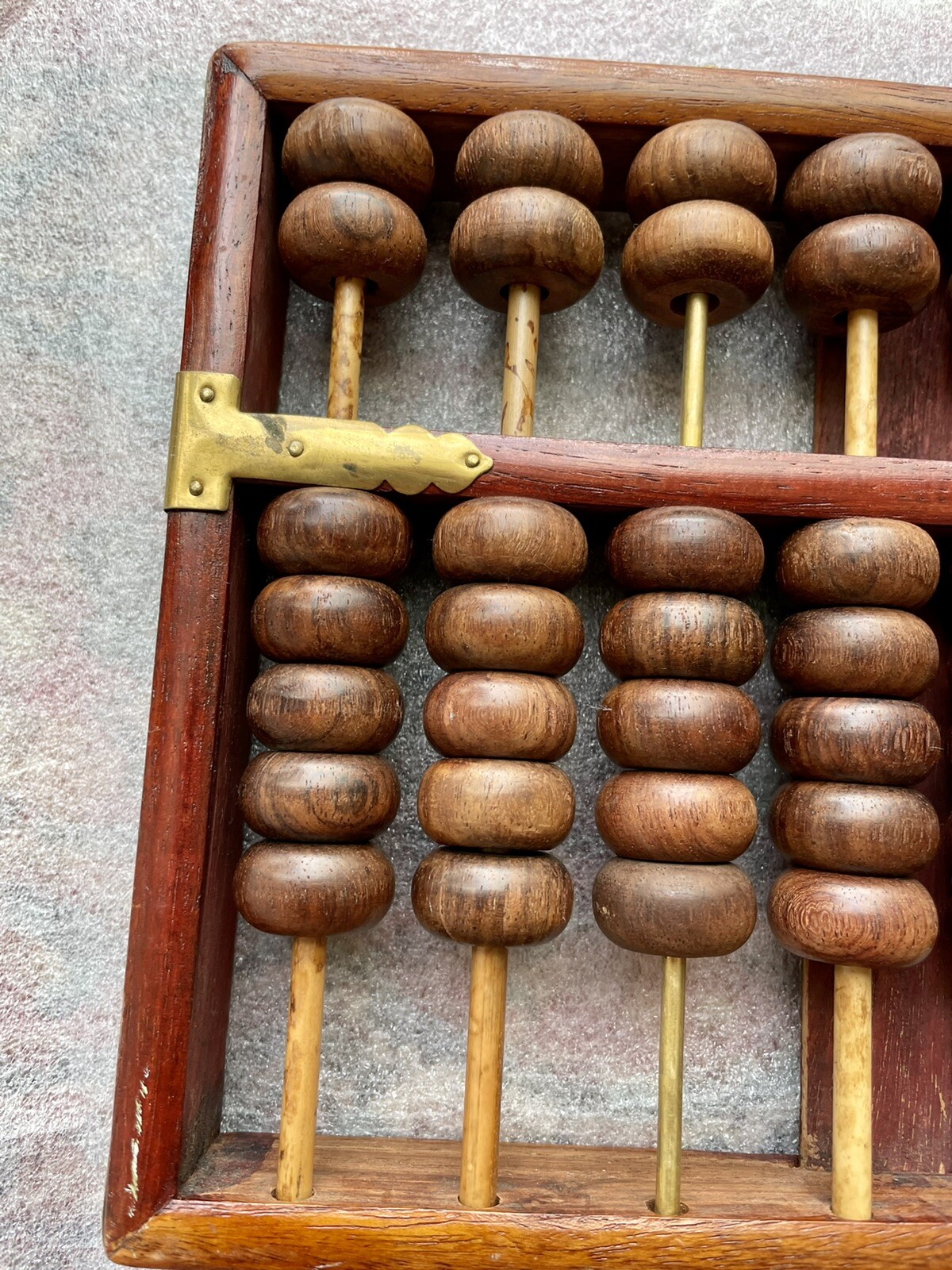 Chinese vintage solid wood abacus 13 Rows (Huanghuali?)