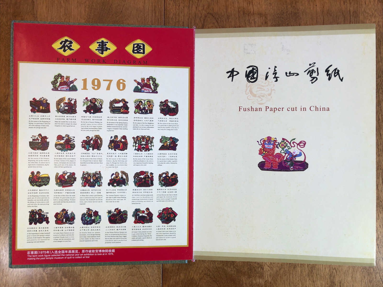Vintage Premium Sausade China Paper-Cut Album Fushan Oriental Art Museum 1975