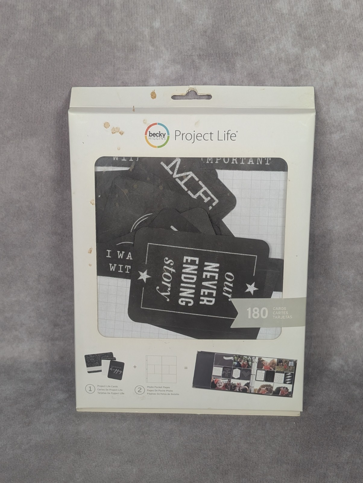 USED Becky Higgins Project Life Card Kit Good Times Scrapbooking 180 Cards Kit