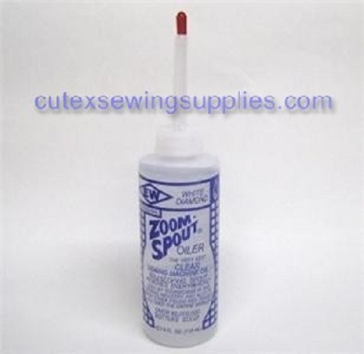 ZOOM SPOUT SEWING MACHINE OIL / OILER 4 FL OZ CLEAR OIL
