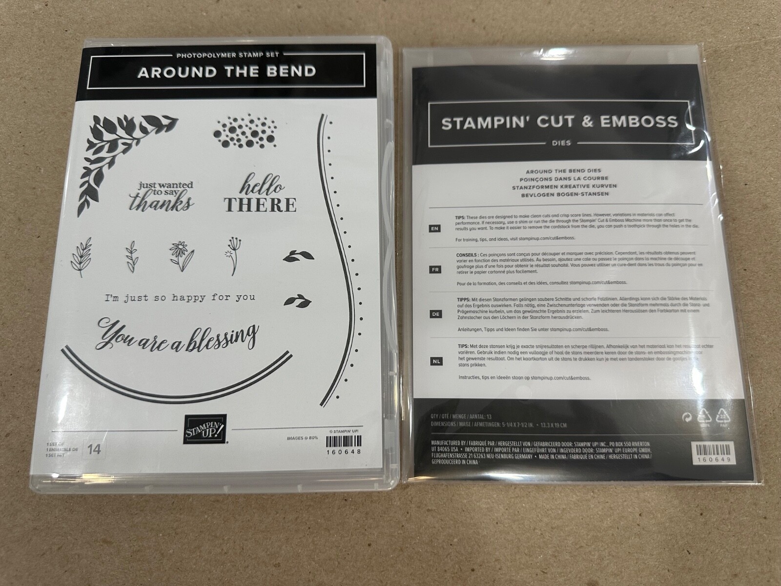 Stampin’ Up! Stamp Set with Co-ordinating Framelets *New*