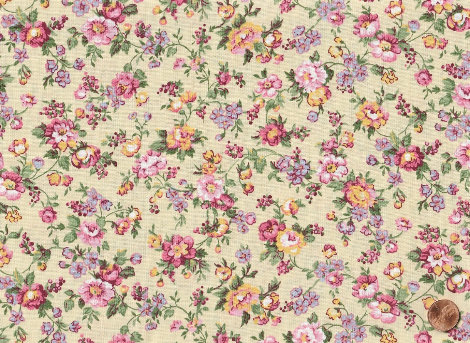 Country Floral FAT QUARTERS: 10) 18″ x 22″ FQ Bundle, 100% Cotton Fabric