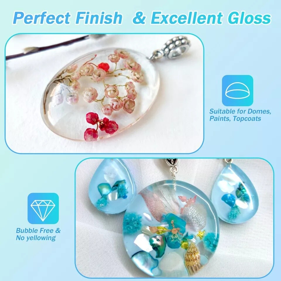 500g/1000g UV Resin Hard High Gloss UV Cure Epoxy Resin Crystal diy art
