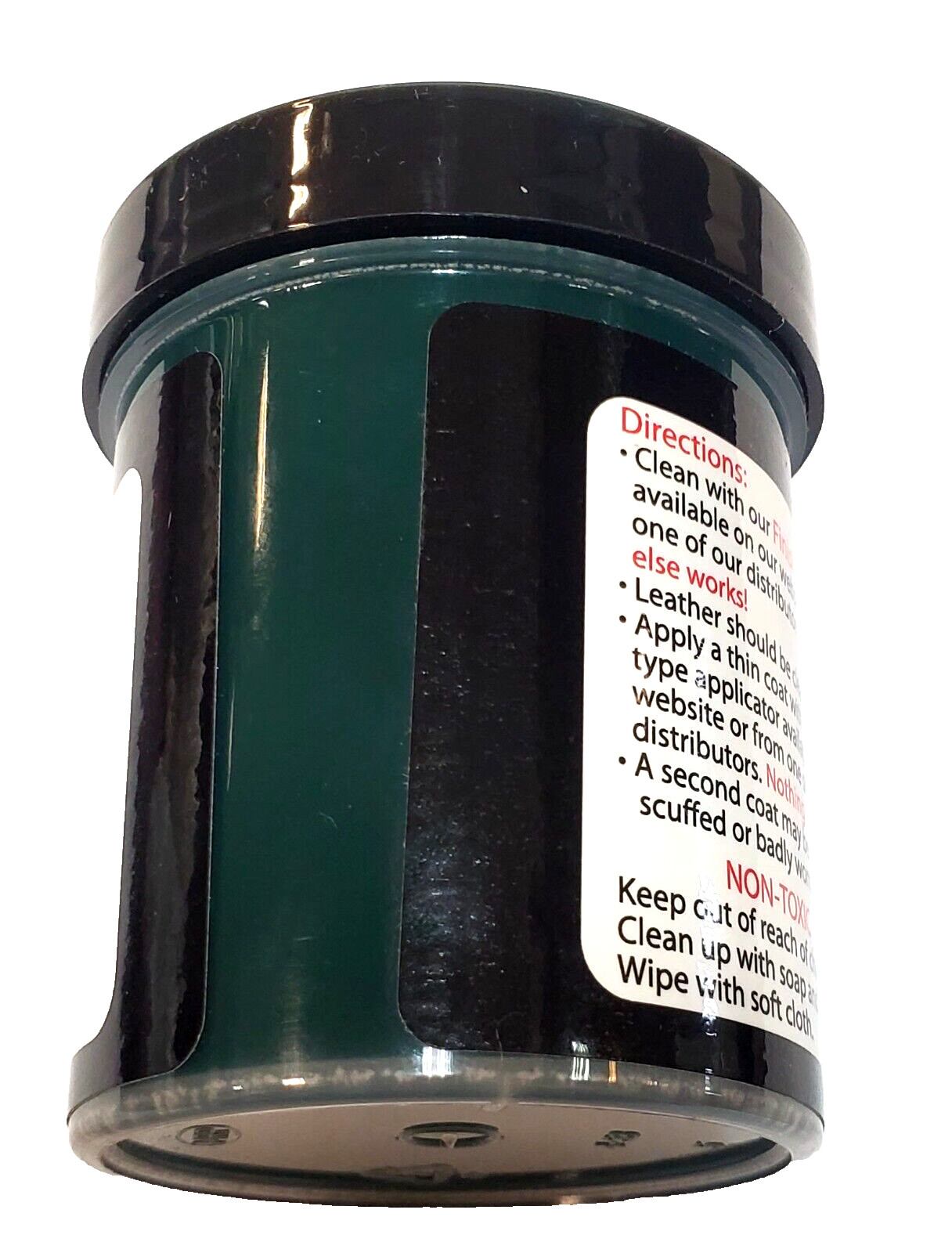 Leather Refinish Color Restore Sofa Handbag Shoe Forest Green 4.oz Leather Dye