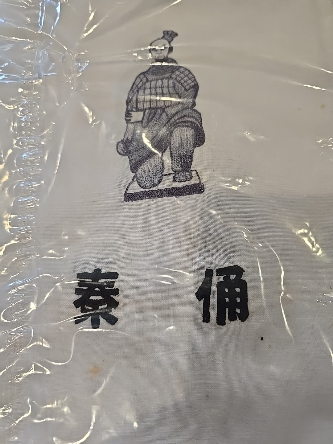 Set Of 12 New In Package Chinese Terracotta Warriors Cloth Placemats
