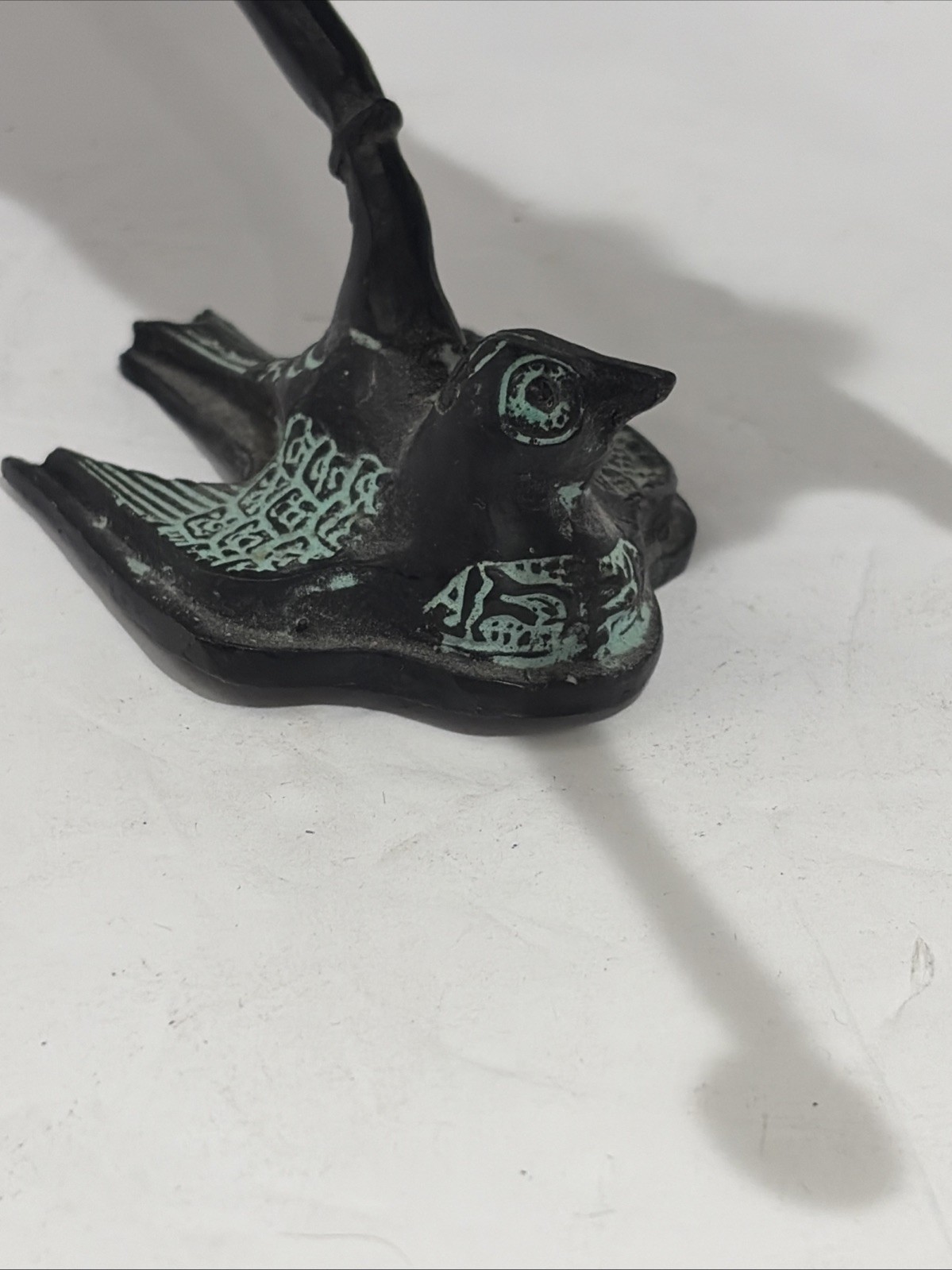 Vintage Chinese Bronze Horse Statue, Flying Horse of Gansu 9.5” L