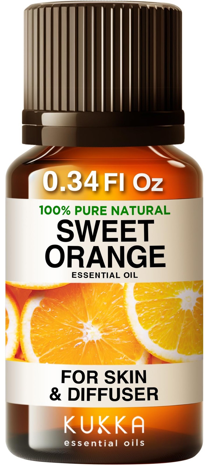 100% Pure Sweet Orange Oil – 0.34 Fl Oz (Pack of 1)