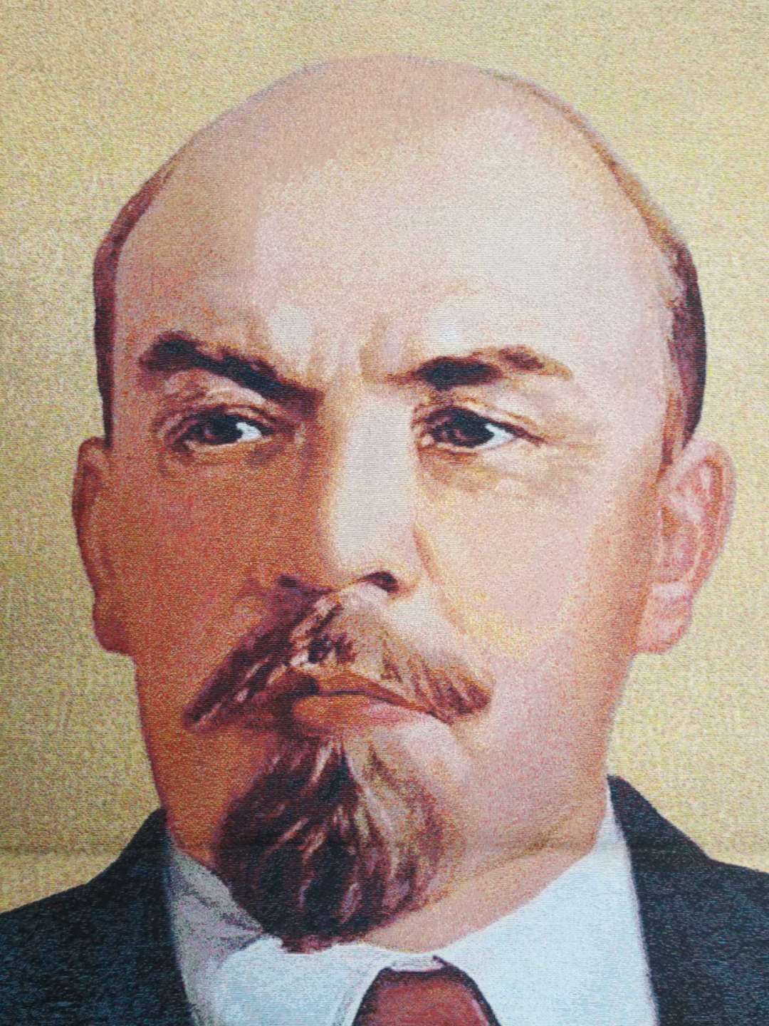 36″ Cloth Silk Revolutionist Ideologist Vladimir Ilyich Ulyanov Thangka Mural 26