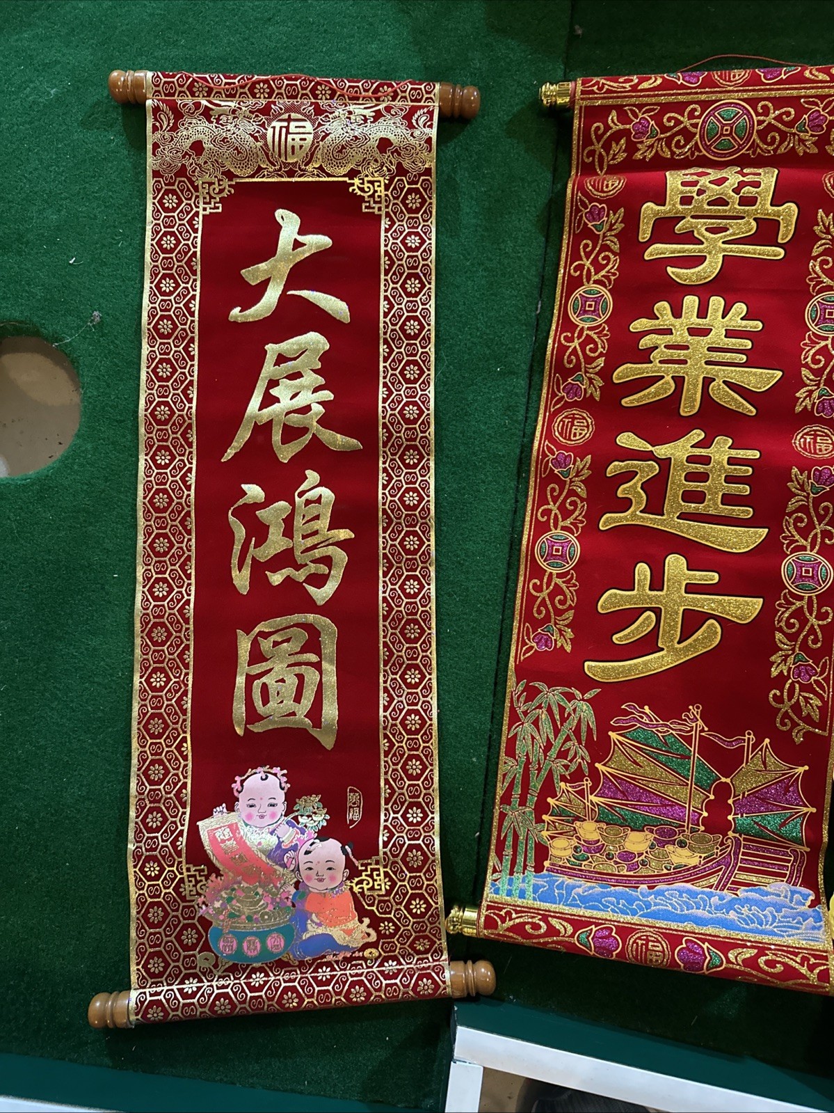 Lot of Chinese Decorations Some New Some Used Great Condition See Photos