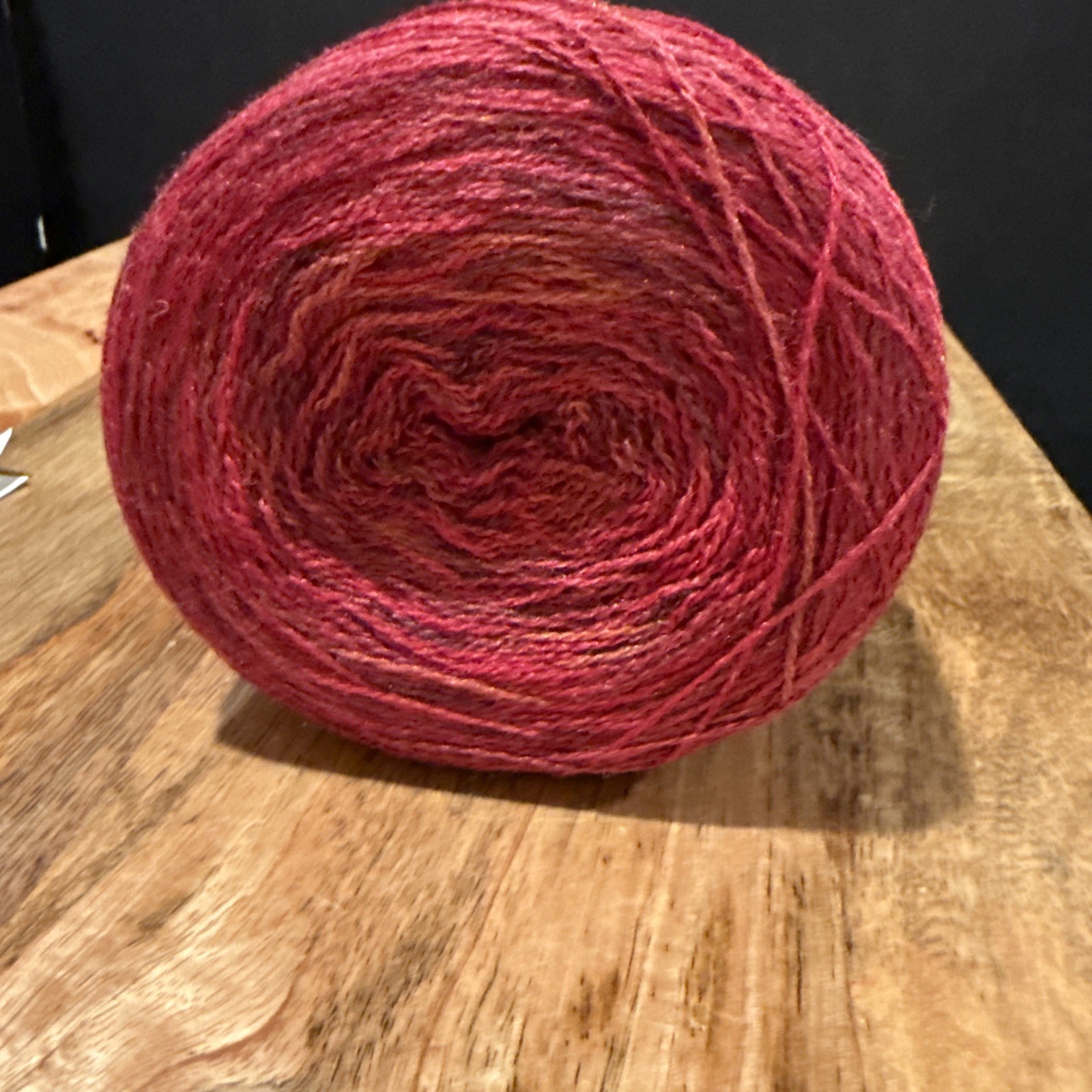 Mountain Colors Yarn 115G Hand Painted Winter Lace Ruby River Red Pink Wool Silk