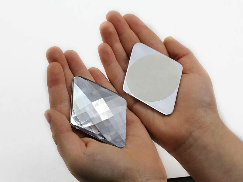 67x48mm Extra Large Self Adhesive Diamond Cosplay Gems Sticker Crafts 1 PC