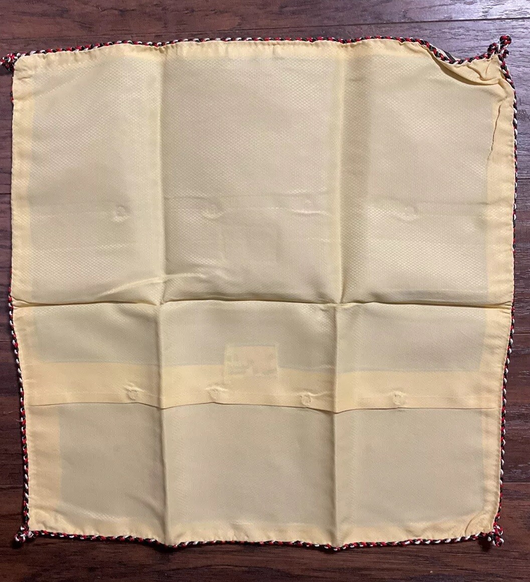 Beautiful Vintage Chinese Silk Pillow Case Cover Brocaded Flowers