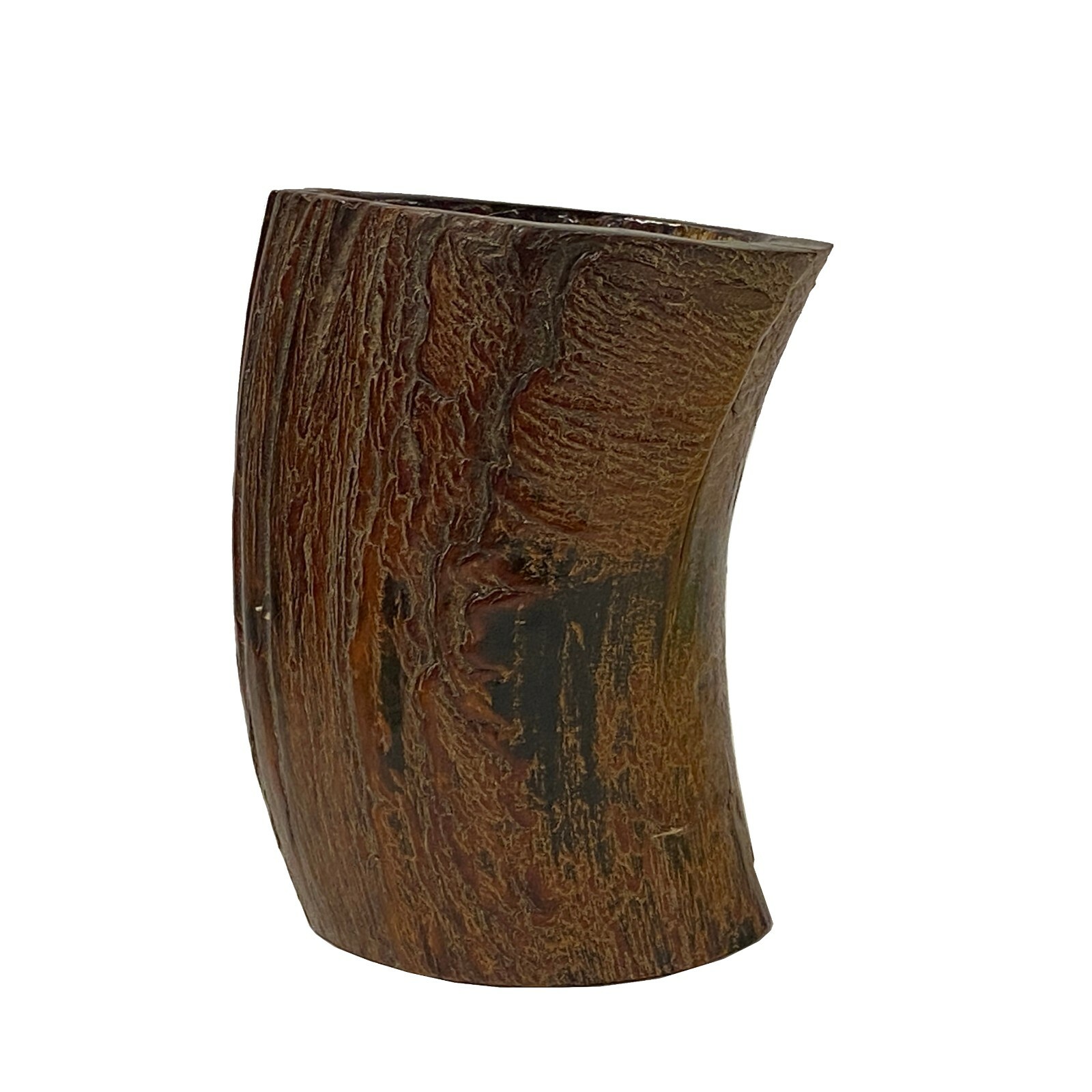 Handmade Chinese Ox Horn Look Brush Pen Holder / Brush Pot ws2053