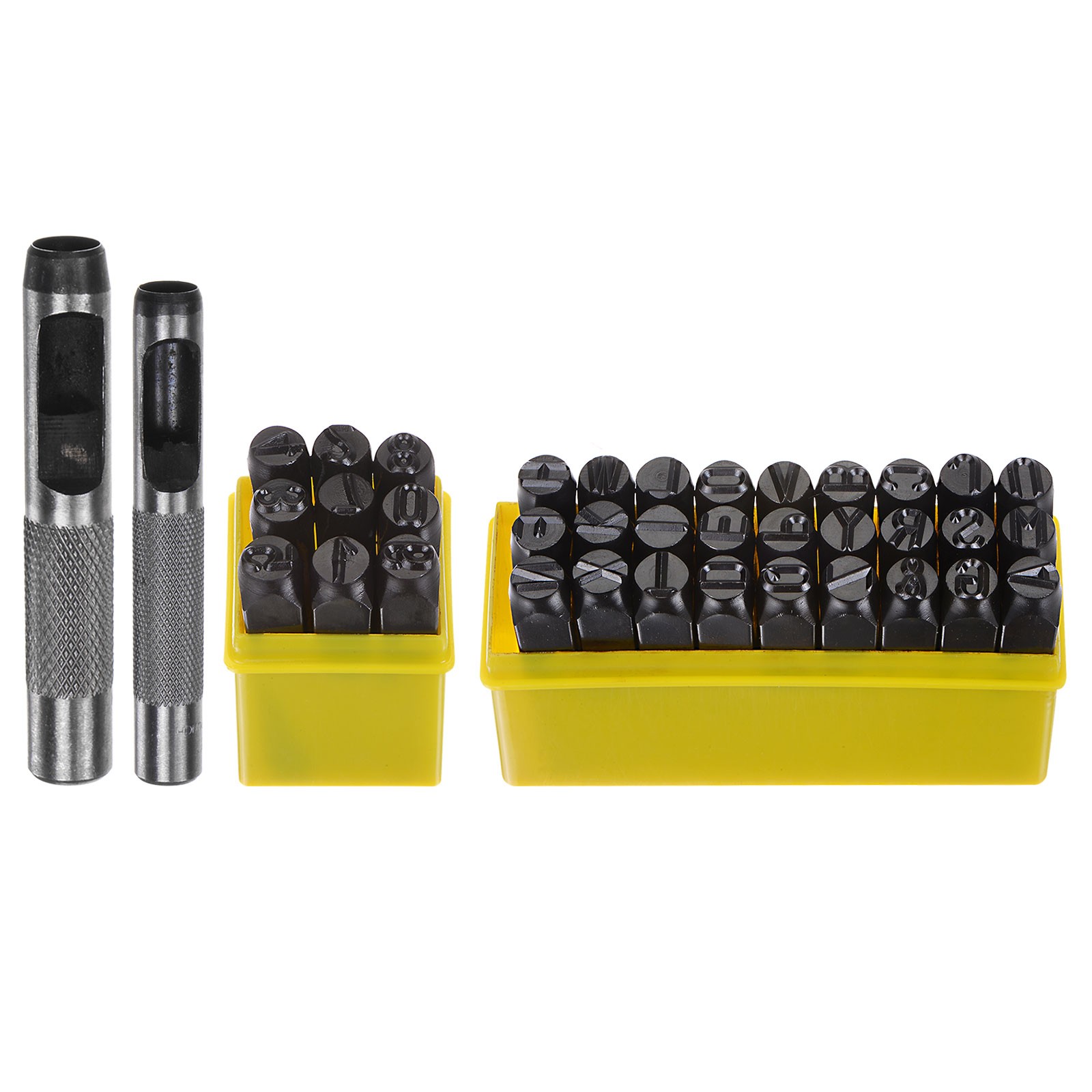 Metal Stamping Kit 25/64″ 10mm A-Z/0-8 Punch Press Tool for Metal Black