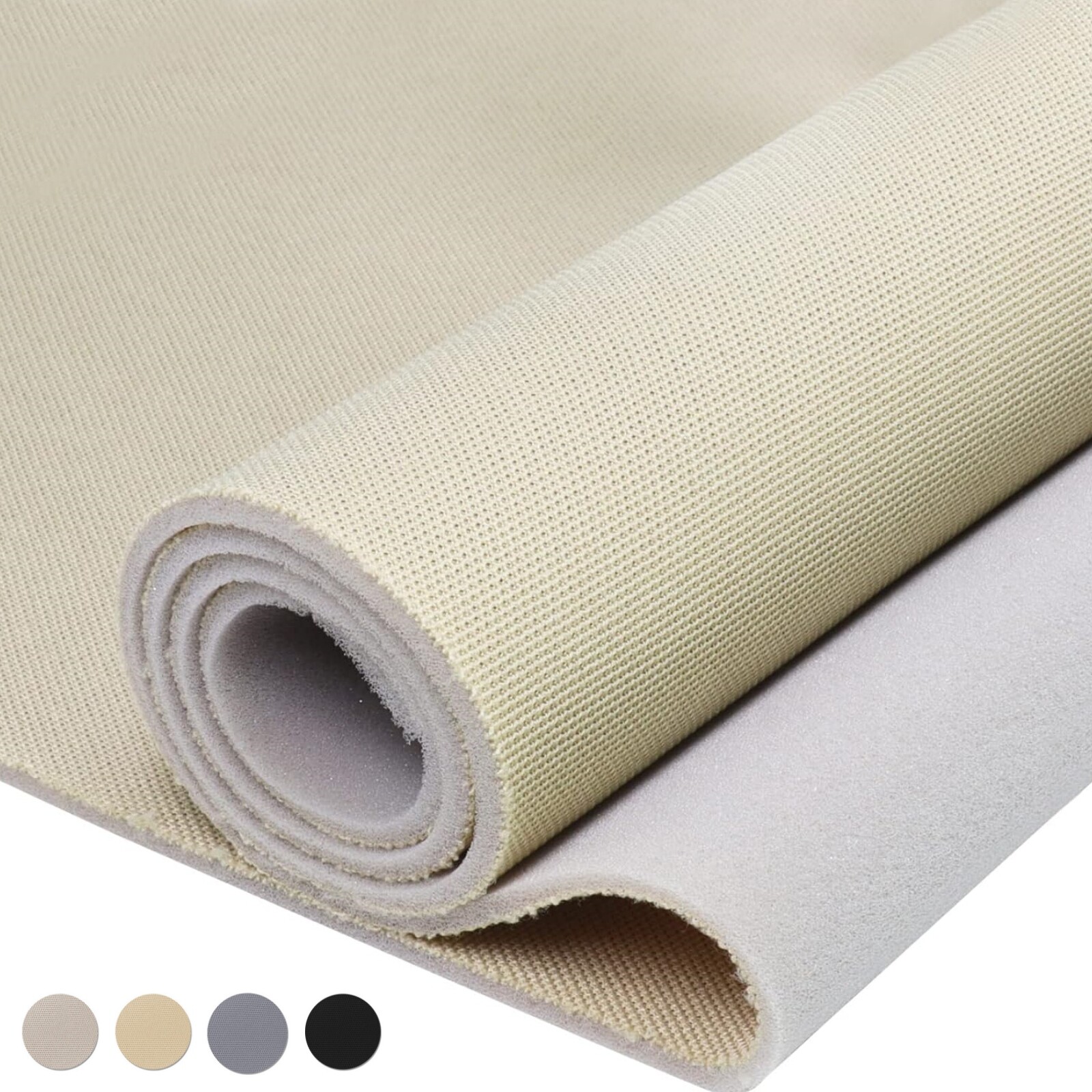 Automotive Headliner Material Upholstery Fabric for Roof Liner 1/8″ Foam Backing