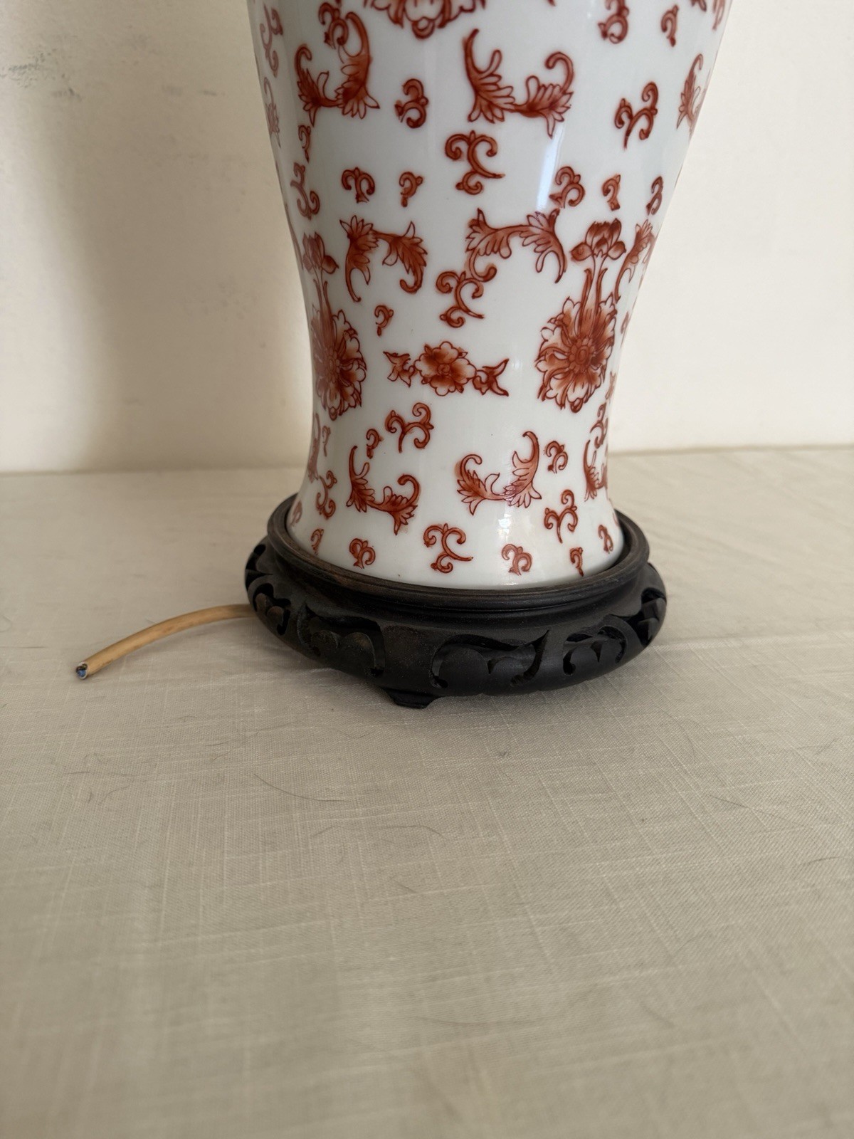 Nice Vintage Chinese Porcelain Vase converted to Lamp