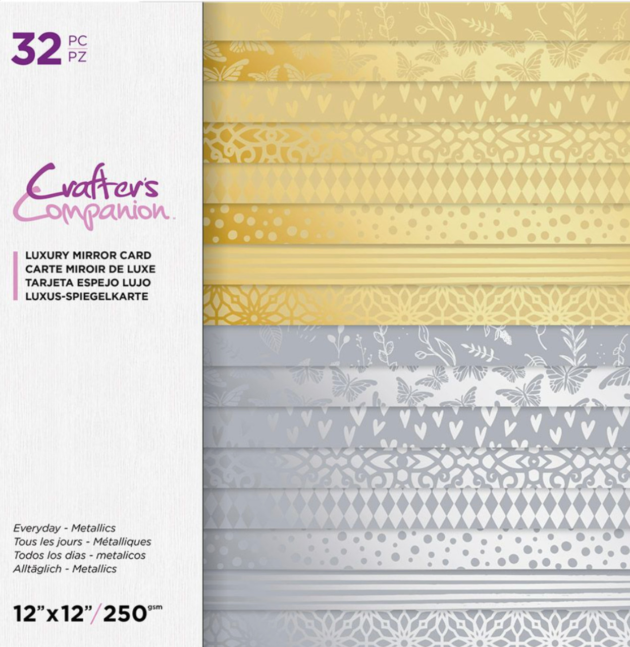 Crafters Companion Huge Selection of (21) 12×12 Paper Pads, A Lifetime Supply!