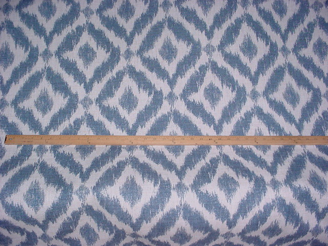 13-1/8Y Lee Jofa 2015142 Lyra Parchemt Aqua Silver Ikat Upholstery Fabric