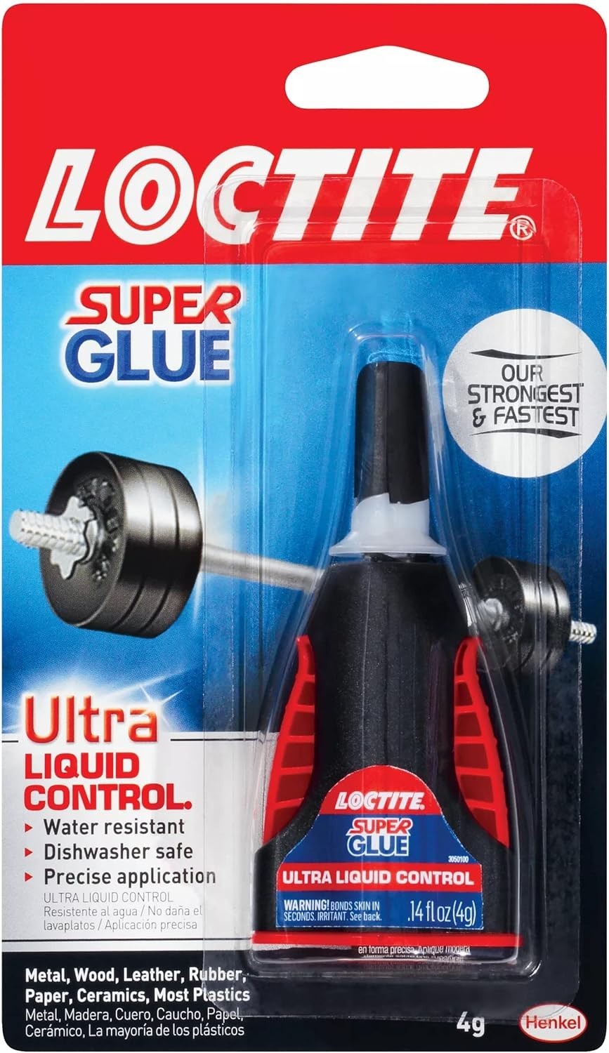 Ultra Liquid Control Super Glue 0.14 oz – Fast, Strong Adhesive for All Surfaces