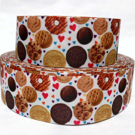 GROSGRAIN RIBBON 5/8″, 7/8″, 1.5″ & 3″ Girl Scouts Cookies Printed For Hairbow
