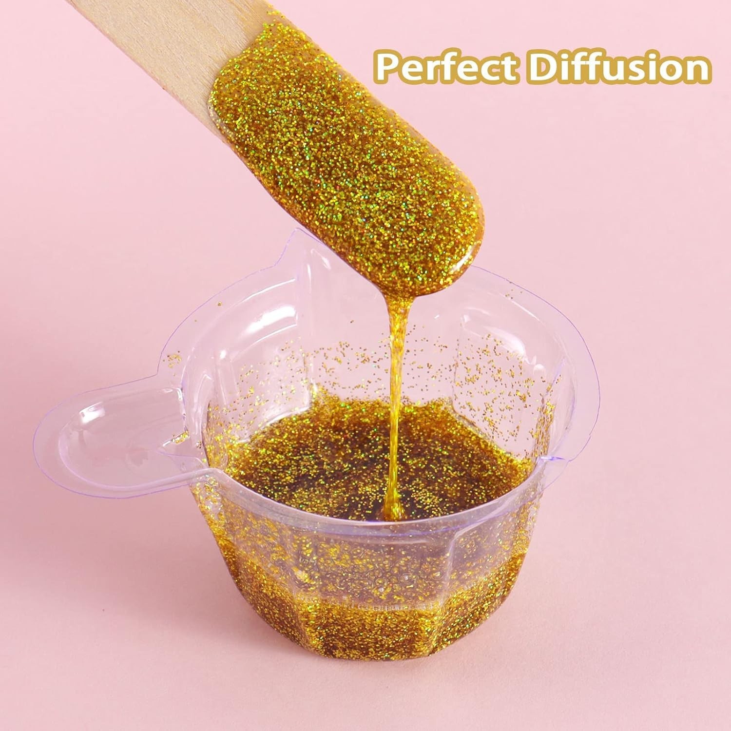 Holographic Ultra Fine Glitter Powder Metallic Resin Glitter 2.11 Oz 60g PET …