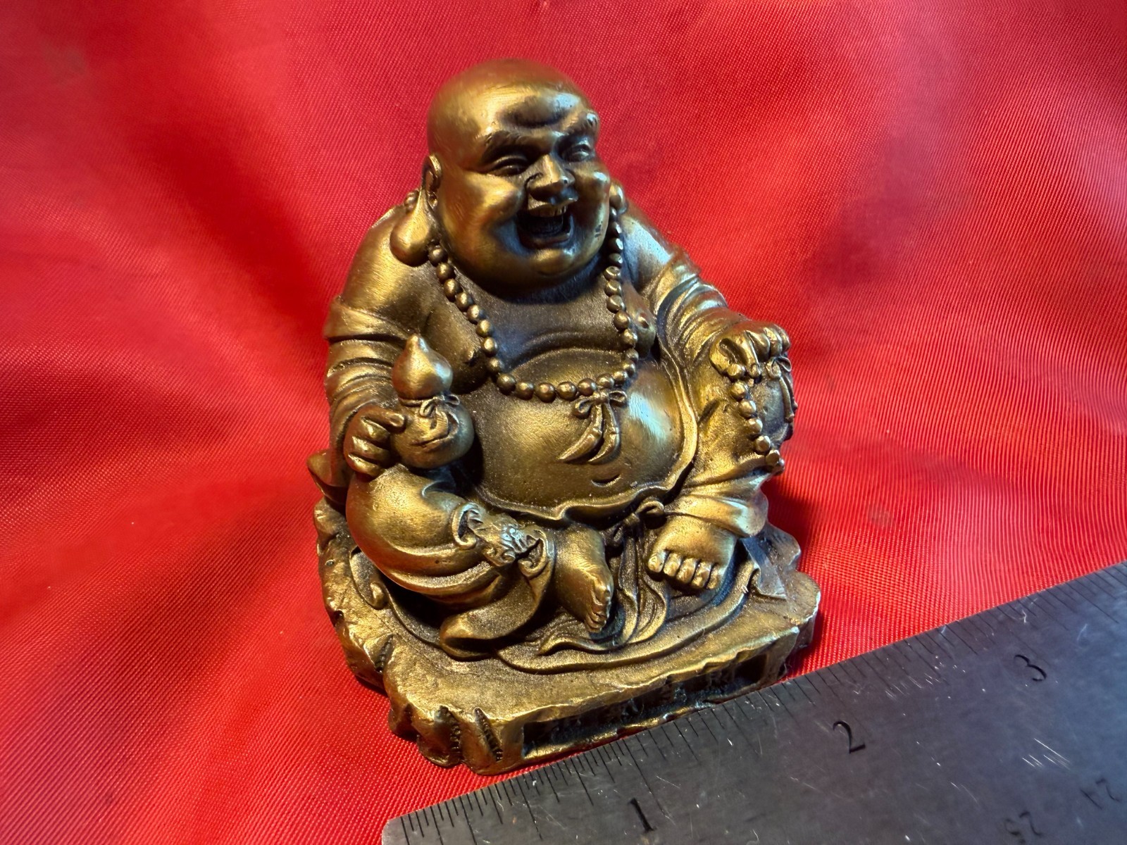 Bronze Buddha 2 1/2 inches Collectible
