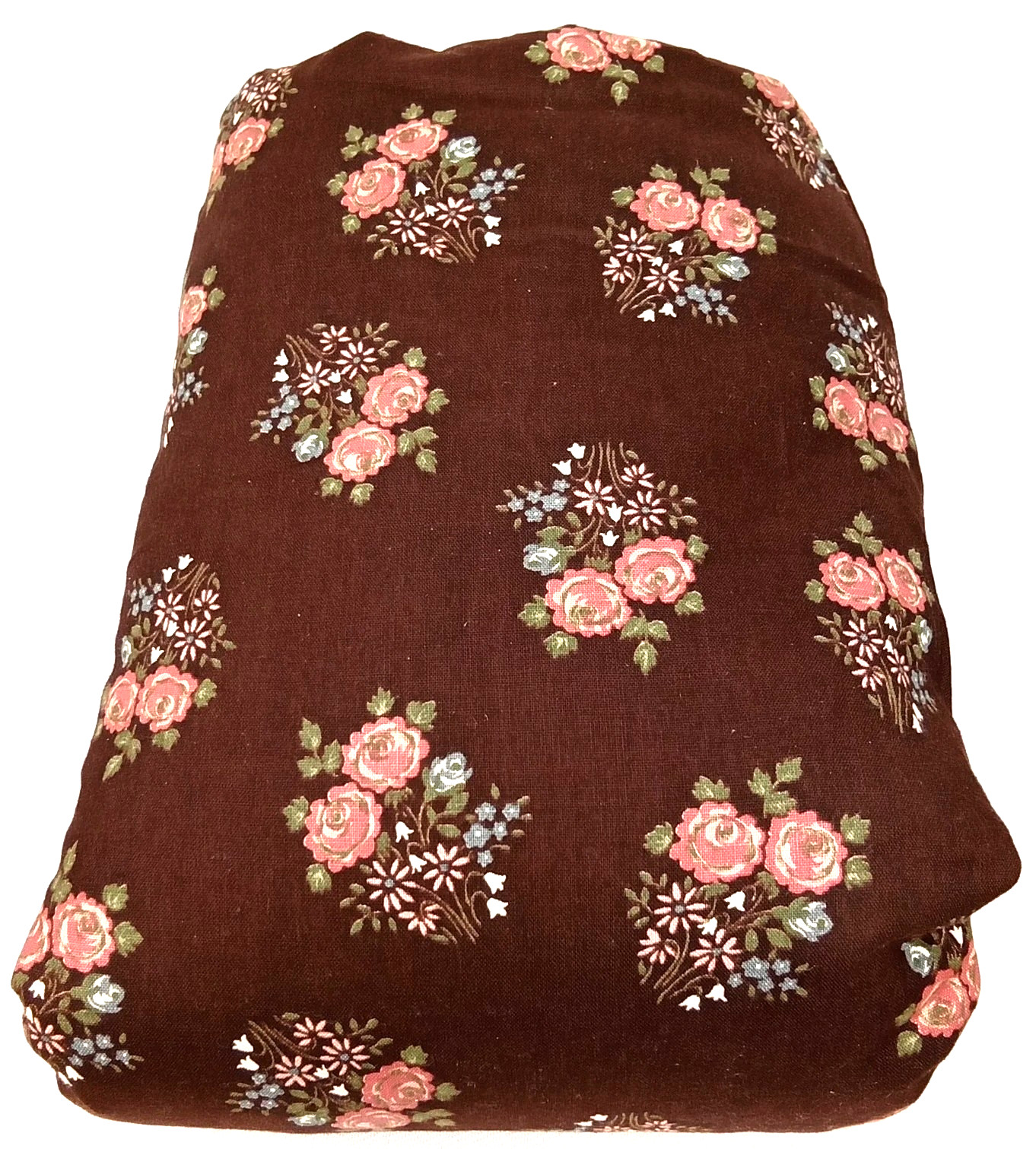 Quilting Fabric Sewing Craft Brown & Pink Victorian Rose Peter Pan 648″ x 292″